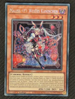 Maliss P Weisses Kaninchen MP25-DE122 Secret Rare DE NM YUGIOH - Image 1