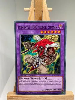 Elemental HERO Necroid Shaman - 1st Edition SGX2-ENE11 - NM - YuGiOh - Image 1