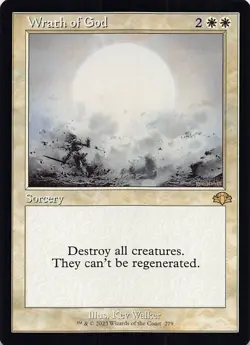 Wrath of God (Retro Frame) R Dominaria Remastered 279 NM - Image 1