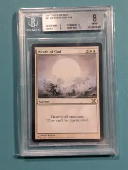 Wrath of God 10th Edition Regular Graded BGS 8 - Image 1