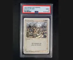MTG Magic the Gathering Revised Wrath of God PSA MINT 9 - Image 1