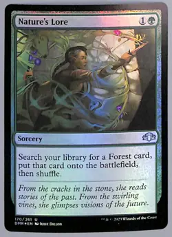 Nature's Lore - Foil - 170 - Dominaria Remastered (DMR) MTG - Image 1