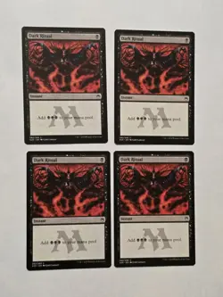 4x Dark Ritual - Masters 25 - M25 - Near Mint - MTG - Image 1