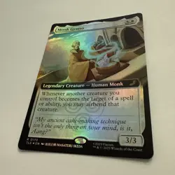 Monk Gyatso FOIL Extended Art 173 Avatar Eternal TLE MTG Rare Unplayed Mint M/NM - Image 4