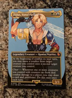 Tidus, Yuna's Guardian (Borderless) - MTG: Commander: Final Fantasy - LP - Image 1