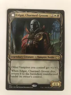 Edgar, Charmed Groom MTG Innistrad: Crimson Vow LP #311 Showcase - Image 1