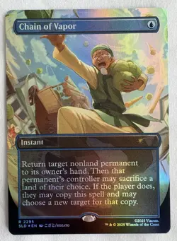 Secret Lair x Avatar My Cabbages! Foil Chain of Vapor MTG 2295 - Image 1