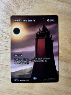 MTG Magic The Gat Avatar Borderless Eternal-Legal Mythic Black Sun's Zenith - Image 1