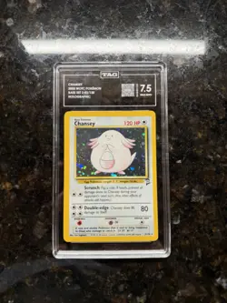 2000 Chansey #3/130 | TAG 7.5 | Base Set 2 | Pokemon TCG - Image 1