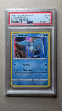 Articuno Holo 2022 Pokemon Silver Tempest PSA 9 Mint Rare - Image 4