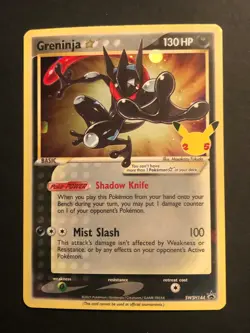 Greninja Gold Star - SWSH144 - Pokemon Sword & Shield Promo Holo Rare Card NM - Image 1