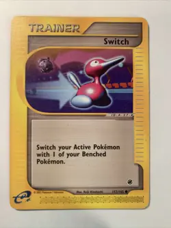 Pokemon TCG Trainer Card Lot H - SWITCH 157/165 92/109 119/130 - LP - Image 2