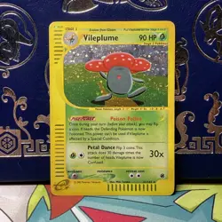 Vileplume 31/165 Expedition Base Set Holo Rare Pokemon HP - Image 1