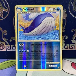 WAILORD 31/102 - Reverse Holo - RARE - TRIUMPHANT - 2010 Pokemon Card - NM - Image 1