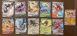 Pokemon TCG 11 Card Lot NM, LP, MP Vs, EXs, VMAX, Black Star Promo, Japanese - Image 1