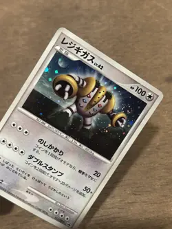 LP SWIRL Regigigas 111/DP-P Holo Japanese Promo Pokemon Vintage TCG - Image 2