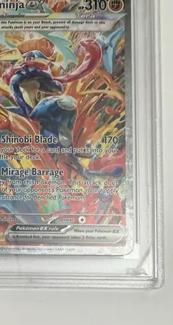 2024 POKEMON TWM EN-TWILIGHT MASQUERADE #214 GRENINJA EX PSA 9 - Image 3