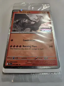 Pokemon Phantasmal Flames Reshiram 017/094 Barnes & Noble Promo Stamped Sealed - Image 2