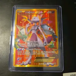 Pokemon Mewtwo EX 164/162 Breakthrough Secret Rare Card HP Condition - Image 1