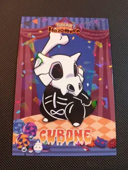 Pokemon 2025 Card Database Set Halloween Cubone Cracked Ice Holo Peru - Image 1