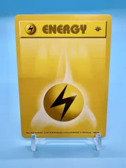 1999 Pokemon Set 1st Edition LIGHTNING ENERGY Shadowless English 100/102 NP (E) - Image 1