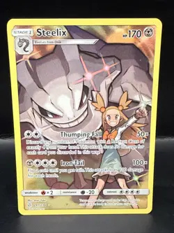 Pokemon 2019 Sun & Moon Cosmic Eclipse Steelix 247/236 Secret Rare - Image 2