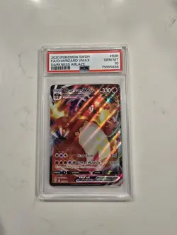 Pokemon TCG Charizard VMAX Darkness Ablaze PSA 10 - Image 1