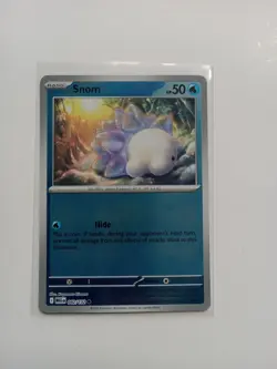 Snom 042/132 Mega Evolution Reverse Holo NM Pokemon Card - Image 1