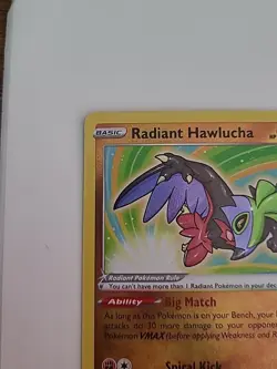 Radiant Hawlucha 081/189 Astral Radiance Ultra Rare Holo Pokemon TCG Card NM - Image 4