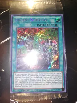 YUGIOH! Urgent SCHEDULE LDS2-EN125 Secret Rare 1st Ed NM SEALED - Image 1