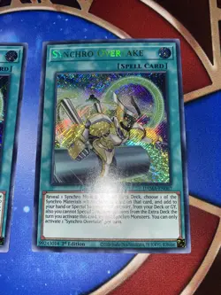 Yu-gi-oh x2 Synchro Overtake DAMA-EN067 1st Edition Secret RareNM (2copies) - Image 2