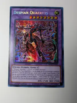 Yugioh Despian Quaeritis MP22-EN141 Prismatic Secret Rare 1st Ed (NM) - Image 1