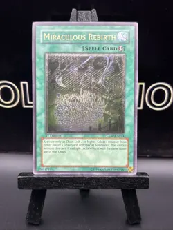 Ultimate Rare Miraculous Rebirth CDIP-EN044 LP Cyberdark Impact Yugioh Holo 1ED. - Image 2