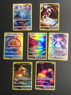Lot of 7, Pokemon Crown Zenith Galarium Gallery Cards Keldeo... - Image 1