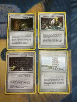 Ex Deoxys Trainer Stamped Reverse Holo Vintage 4 Pokemon Cards Collection Lot PL - Image 1