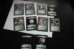 STAR TREK CCG ENHANCED PREMIERE Lot SET OF 10 CARDS HTF RARE - Image 1