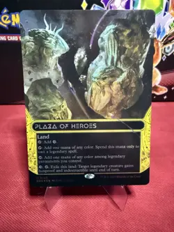 Plaza of Heroes (0123) (Borderless) (Galaxy Foil) Edge of Eternities - Image 1