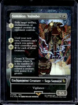 2025 Magic MTG Final Fantasy Summon: Yojimbo BL Commander Foil Rare #196 - Image 1