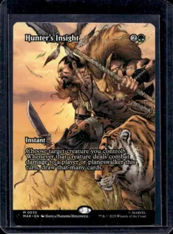 2025 Magic MTG Marvel Universe Eternal-Legal Hunter's Insight #0035 - Image 1
