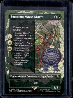 2025 Magic MTG Final Fantasy Summon: Magus Sisters BL Commander Foil Rare #200 - Image 1