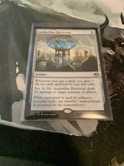 1x NM Magic the Gathering Aetherflux Reservoir Artifact Rare - Image 1