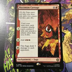 Maximum Carnage [Marvel's Spider-Man] Magic MTG Regular M/NM - Image 1