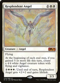 Resplendent Angel - Core Set 2019 | Foil | MTG Card - Image 1