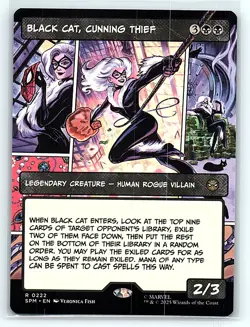 Black Cat, Cunning Thief (Borderless) R Marvel's Spider-Man 222 - Image 1