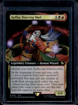 2025 Magic MTG Final Fantasy Kefka Dancing Mad EA Commander Foil Rare #174 - Image 1