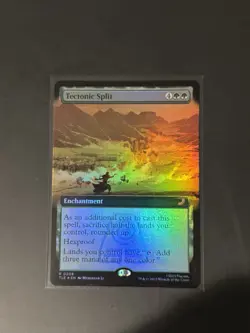 2025 MTG Avatar The Last Airbender Tectonic Split Extended Art Foil #208 - Image 1