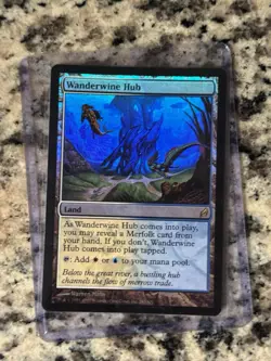 Wanderwine Hub - Foil Magic mtg Light Play, English Lorwyn x1 - Image 1