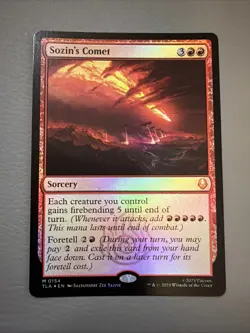 MTG: Avatar The Last Airbender - Sozin’s Comet 0154 (NM) Foil - Image 1