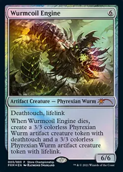 Wurmcoil Engine [Wizards Play Network 2021] Magic MTG - Image 1