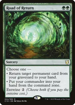 MTG Road of Return Commander 2019 Regular - Image 1